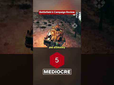 Battlefield 6’s campaign is mediocre. Presented by @20thCenturyStudios