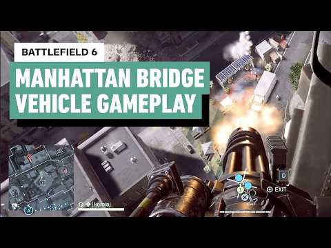 Battlefield 6: 7 Minutes of Explosive Vehicle Gameplay on New Manhattan Bridge Map