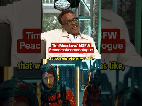Tim Meadows laughed a lot during his Peacemaker finale monologue! #peacemaker #timmeadows #dc #ign