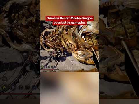 Crimson Desert Boss Fight Gameplay
