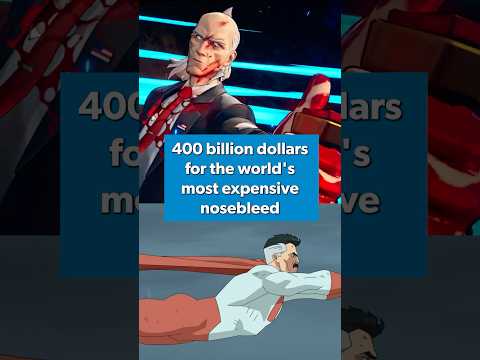 400 billion dollars for the world’s most expensive nosebleed! #InvincibleVS #Gaming