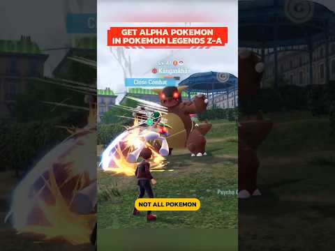 Get ALPHA Pokemon in Pokemon Legends: Z-A