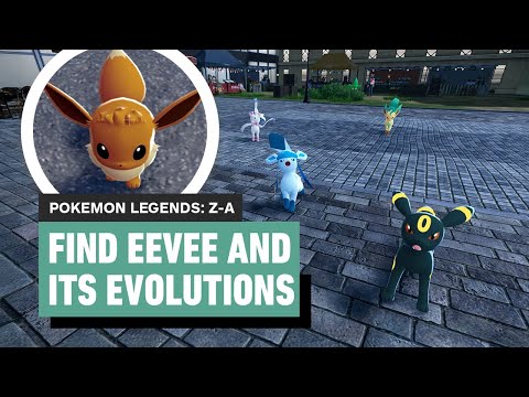 Pokemon Legends: Z-A – Where to Catch Eevee and How to Obtain All Its Evolutions