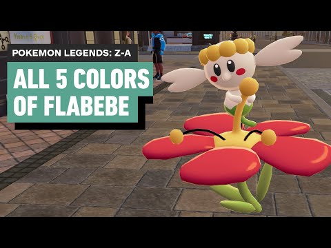 Pokemon Legends: Z-A – Where to Find All 5 Colors of Flabebe (Side Mission 12 Location Guide)