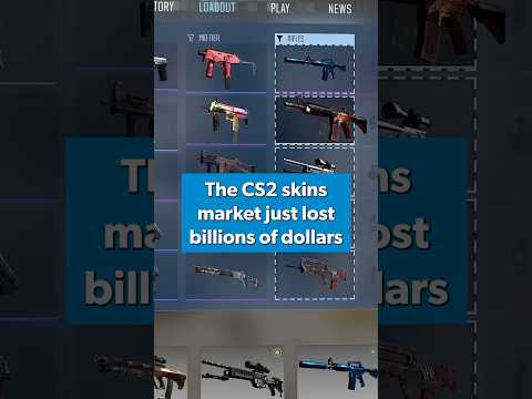 #CounterStrike2 Skins Market Loses Billions Because Of #VALVE!? #Gaming