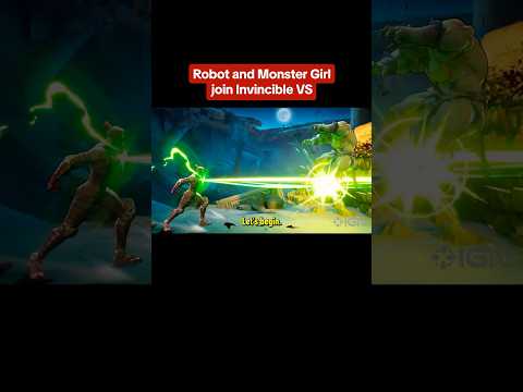 Robot & Monster Girl face off in the latest trailer for Invincible VS! #invincible #gaming #trailer