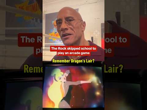 The Rock reveals the ULTIMATE cheat code for arcade machines. #thesmashingmachine #ign #gaming