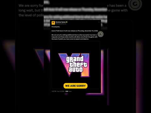 GTA 6 Delayed Again to November 19th