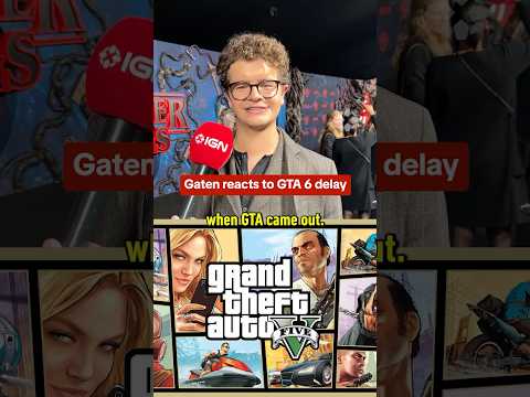 “We got Seasons 1-5 before GTA 6” -Stranger Things 5 star Gaten Matarazzo #strangerthings #ign #gta6