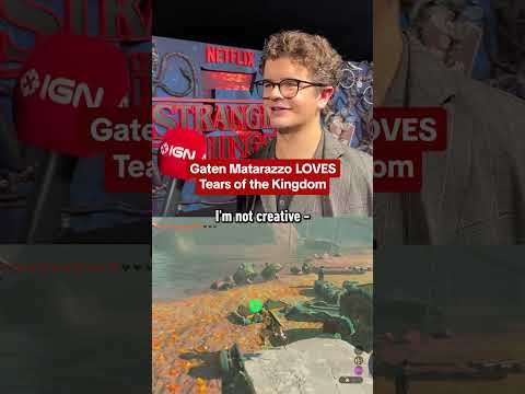 Stranger Things star is on his 3rd Zelda playthrough