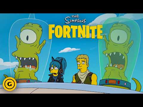 Fortnite X Simpsons Full Event Introduction Gameplay