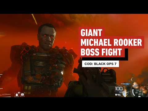 Giant Michael Rooker Boss Fight: COD Black Ops 7