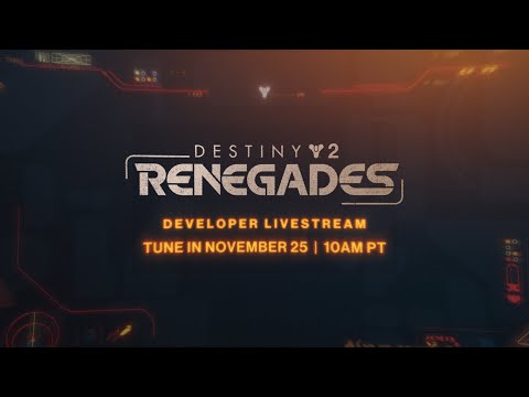 Destiny 2: Renegades developer livestream – PC Gamer Co-stream