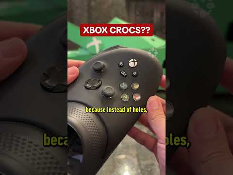 Crocs that look like an Xbox controller and an Xbox controller that looks like Crocs? 🤯