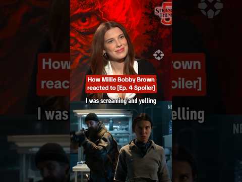 Millie Bobby Brown on THAT Stranger Things 5 moment