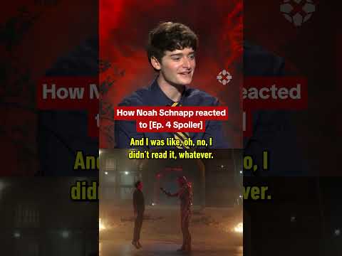 Noah Schnapp on THAT reveal in Stranger Things 5