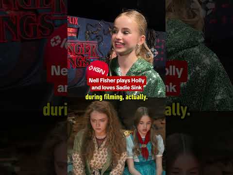 Stranger Things’ Holly Wheeler loves Sadie Sink