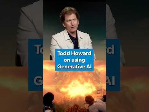 Todd Howard’s view on Gen AI! #GamingNews