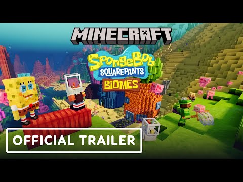 Minecraft x SpongeBob SquarePants – Official Biomes DLC Trailer