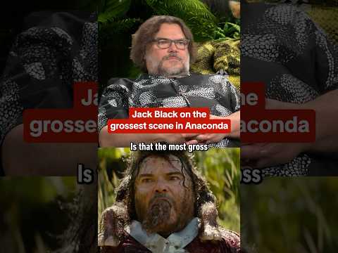Jack Black reveals the Hollywood magic behind the grossest scene in Anaconda. #jackblack #movie #ign