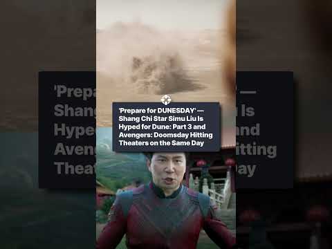 DUNESDAY! Avengers: Doomsday and Dune Part 3 will premiere on the same day