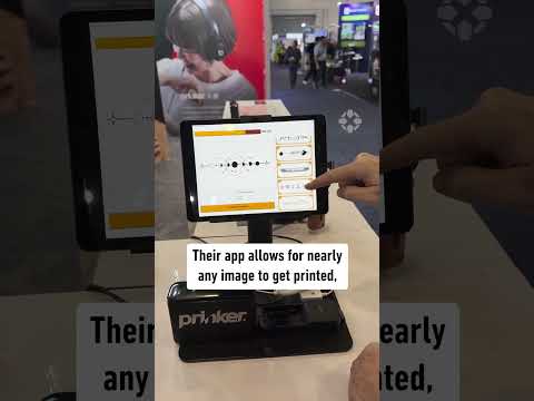 This tattoo printer is surprisingly fast #ces