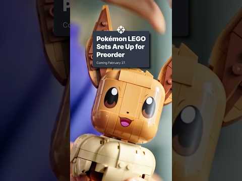 LEGO’s first-ever Pokémon sets have been revealed! Which Pokémon is your favorite? #lego #pokemon