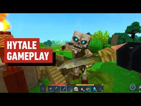 Hytale Gameplay: Exploring the Early Game & Building a Terrible Home