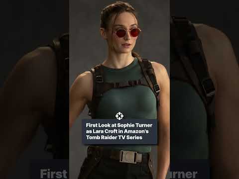 Sophie Turner is Lara Croft in Prime Video’s Tomb Raider TV series! #tombraider #sophieturner #tv