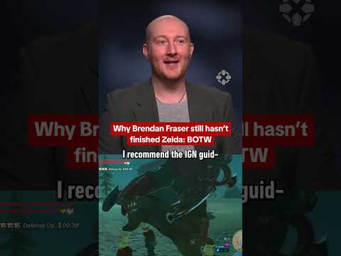 Brendan Fraser needs Breath of the Wild tips