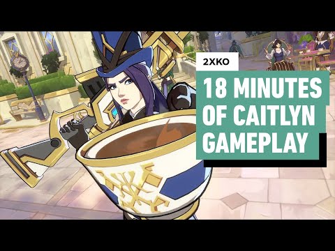 2XKO – 18 Minutes of Caitlyn Gameplay Versus Devs