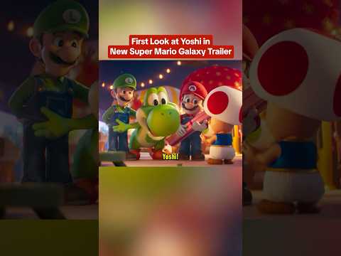 Yoshi, Birdo, T-Rex, and more appear in the new Super Mario Galaxy Movie trailer! #supermariogalaxy
