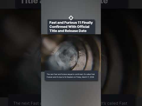 New Fast and Furious title revealed