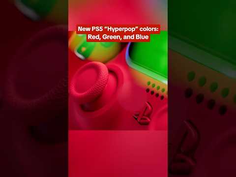 New PS5 console covers and controllers are coming in Techno Red, Remix Green, and Rhythm Blue. #ps5