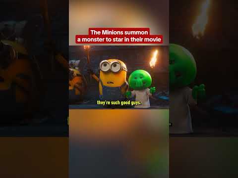 In Minions & Monsters, the Minions are looking for monsters to star in their own movie. #minions