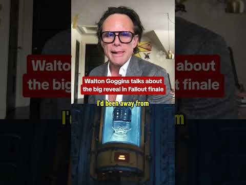 “I get choked up thinking about it” Walton Goggins on the Fallout S2 finale!