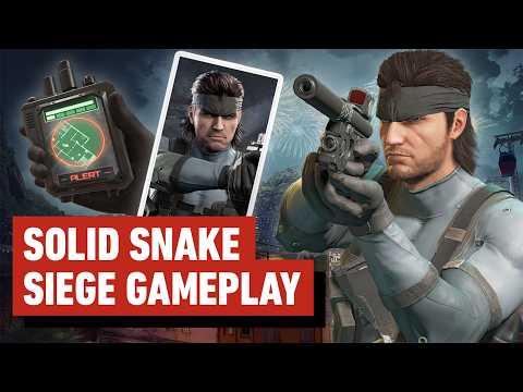Rainbow Six Siege: Solid Snake Gameplay (Metal Gear Solid Update)