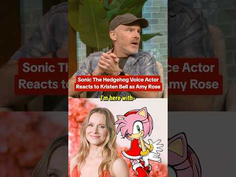 Sonic VA (from the games) Roger Craig Smith comments on Kristen Bell as Amy! #sonic #amy #movie #ign