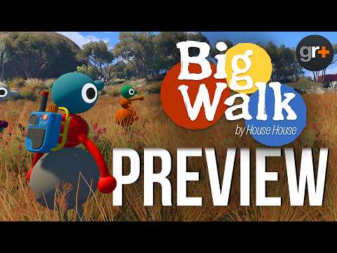 This walking-talking co-op jaunt is a wholesome bonding experience | Big Walk Preview