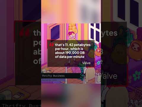 Steam users downloaded 100 exabytes of games last year