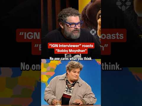 Bobby Moynihan gets ROASTED during this Hoppers interview. #hoppers #disney #bobbymoynihan #snl #ign