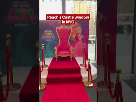 The Princess Peach castle window is REAL