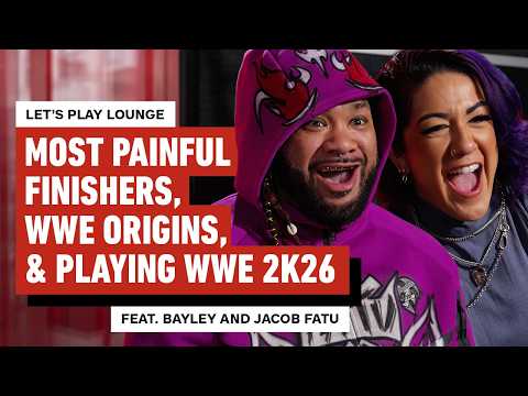Which WWE Finishers are the Most Painful, Favorite Wrestlers & Playing WWE 2K26 with Bayley & Fatu