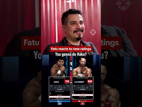 Jacob Fatu reacts to ratings in WWE 2K26. Presented by @WWEGames
