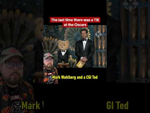There have been 7 ties in Oscars history. Last time, Mark Wahlberg and Ted were there! #oscars #ign