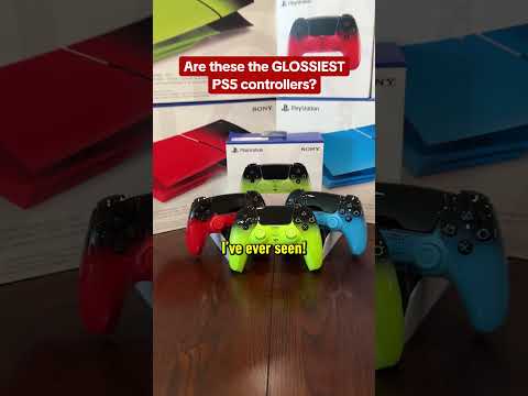 These PS5 controllers are SHINY
