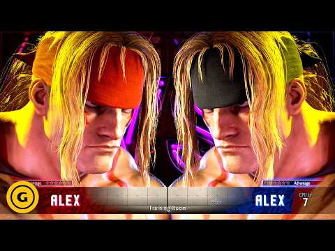 Alex – 10 Minutes of High-Level CPU Fights In Street Fighter 6