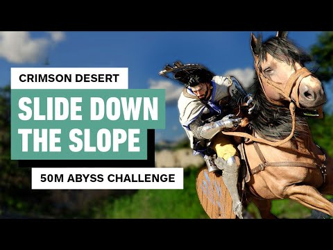 Crimson Desert: How to Slide 50m in (Sliding Down the Slope Guide)