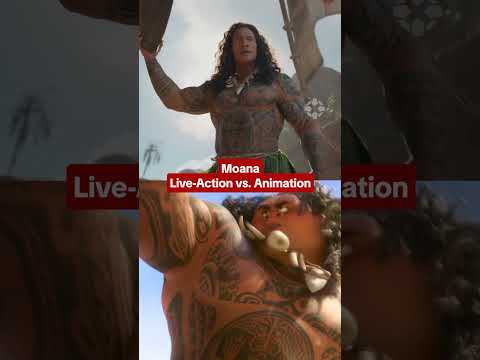 Live-action Moana is VERY accurate to the animated version