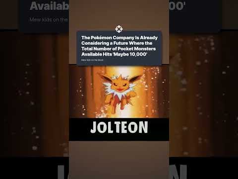 Will we live to see the 10,000th Pokemon?